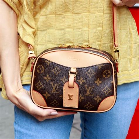 lv deauville with strap|Louis Vuitton Deauville Mini Bag Review – The petite treasure.